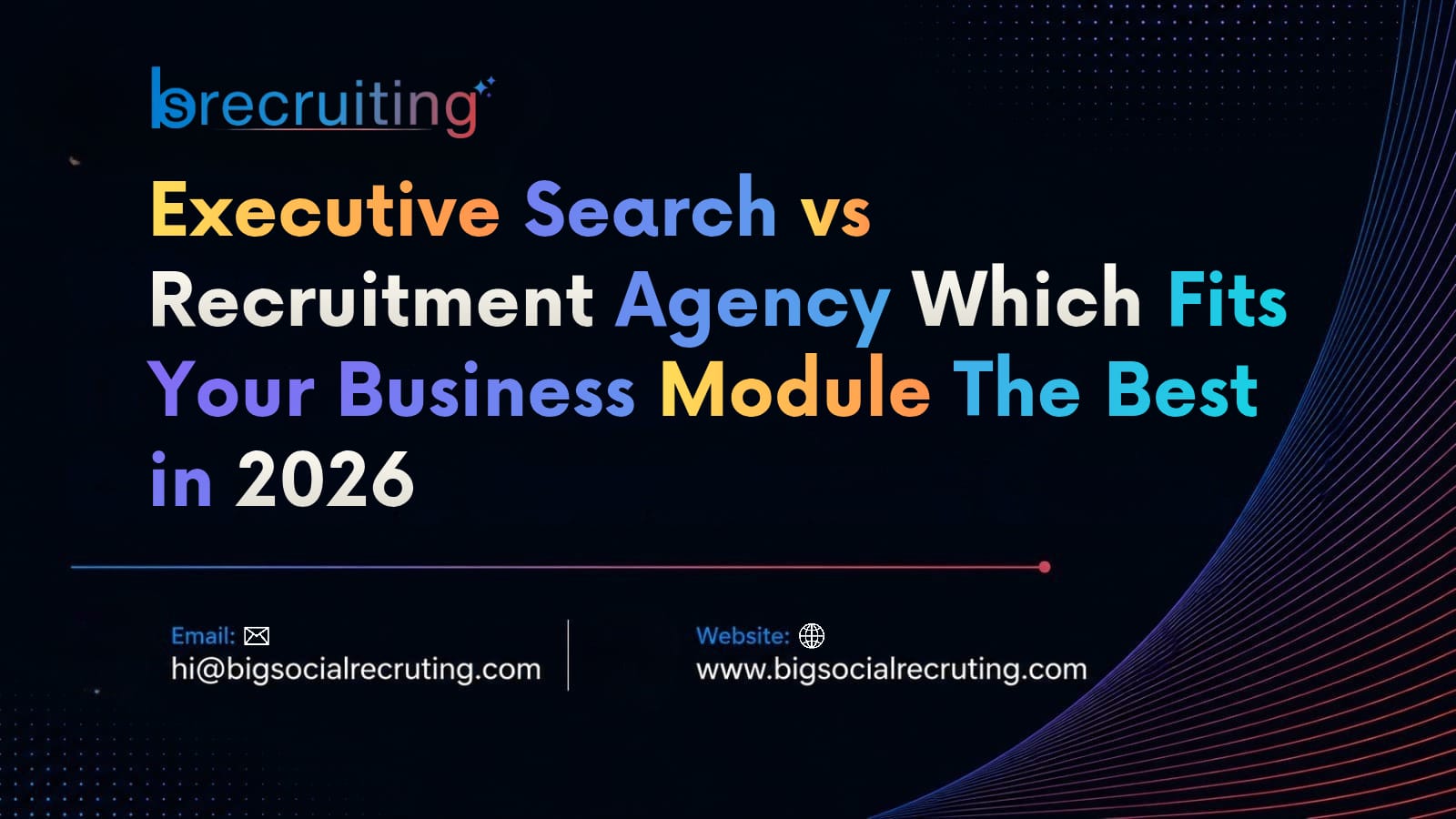 Executive Search vs Recruitment Agency: Which Fits Your Business Module in 2026?